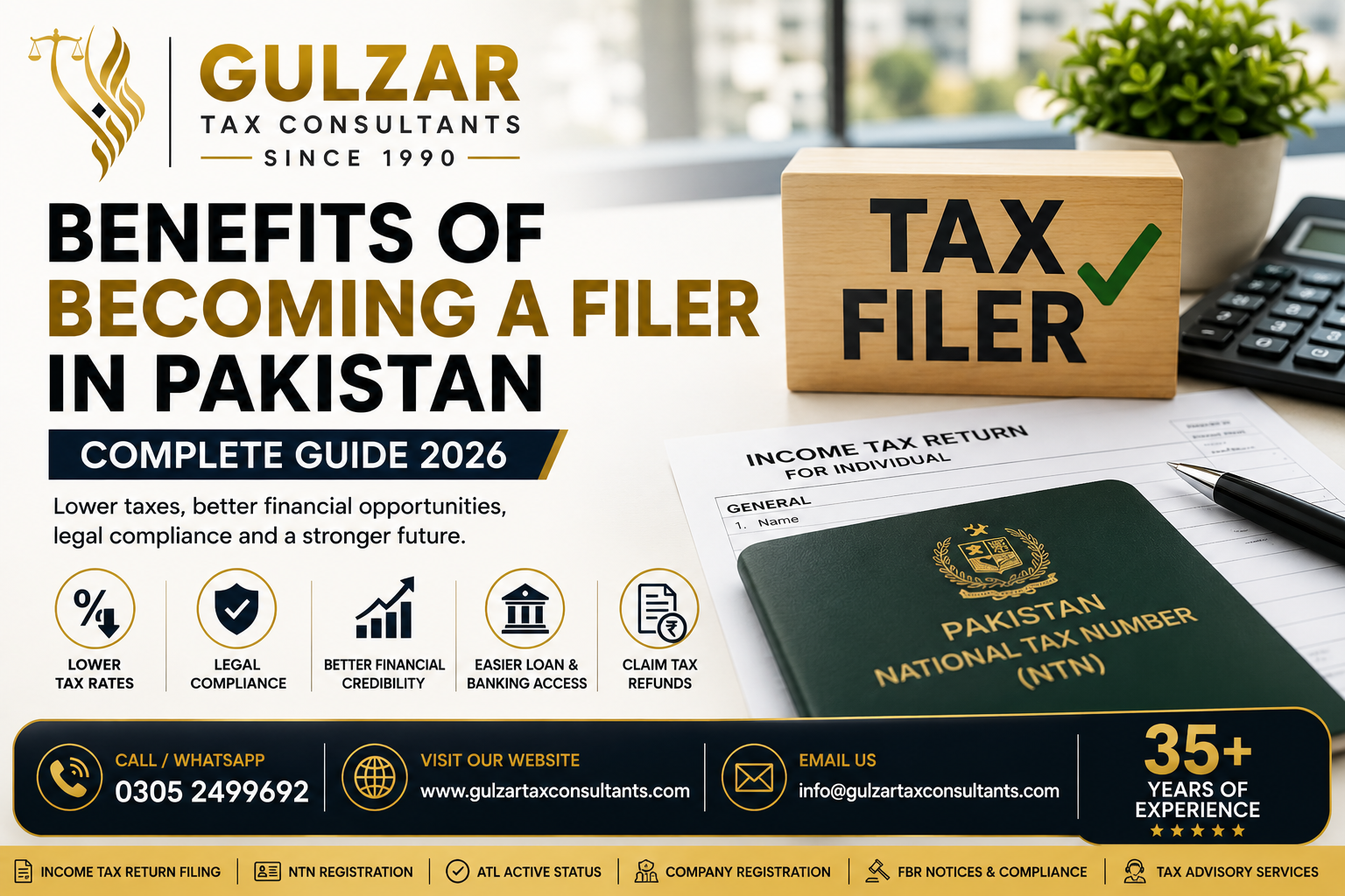 Benefits of Becoming a Filer in Pakistan – Complete Guide 2026